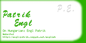 patrik engl business card
